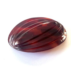 Vintage Lucite Hair Clip, Brown Hair Clip, Oval Hair Clip, Lucite Hair Clip, Tortoise Color Brown, Vintage Clip