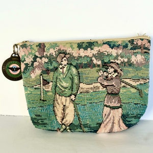1998 US Open Bag, Golf Bag, Tapestry Bag, Makeup Bag, Collector&#39;s Bag, Golf Makeup Bag, Green Bag, 90s Bag, Bag by Holdings Fine Accessories