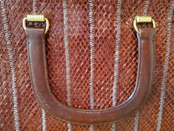 MORRIS MOSKOWITZ Handbag, Vintage Leather Purse, … - image 6