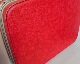 Vintage SAMSONITE Hardshell Suitcase, Fuschia Pink Travel Luggage