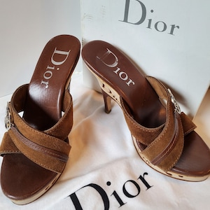 CHRISTIAN DIOR Vintage Love and Peace Heels, John Galliano