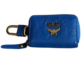 MCM ケース 青色 ロゴ入り MCM ケース 青色 ロゴ入り ブルー（青）系 MCM(エム シー エム) iPhone