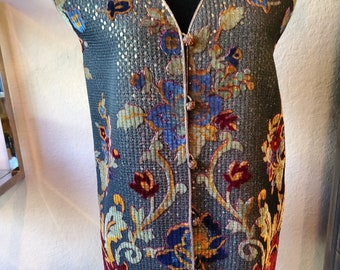Designer vintage vest by Aurora Ruffolo and Christian Ruperto
