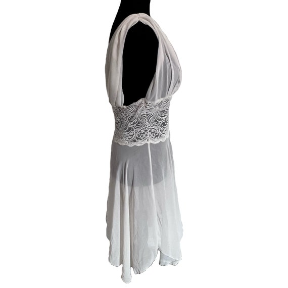 Vintage White Slip Dress, Vintage White Victoria'… - image 2