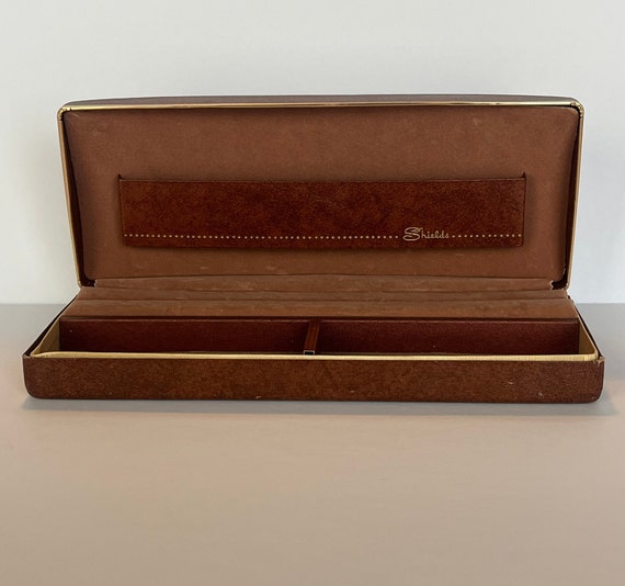 SHIELDS Chessboard Vintage Jewelry Box, Vintage Je