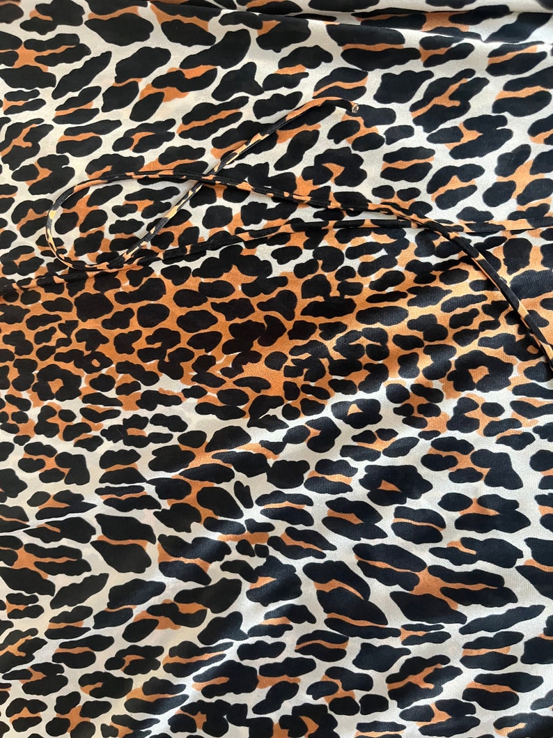 Vintage Cheetah Slipdress, Vintage Lingerie, Animal Print Lingerie, Retro Jurk, Vanity Fair Lingerie, Lingerie afbeelding 9