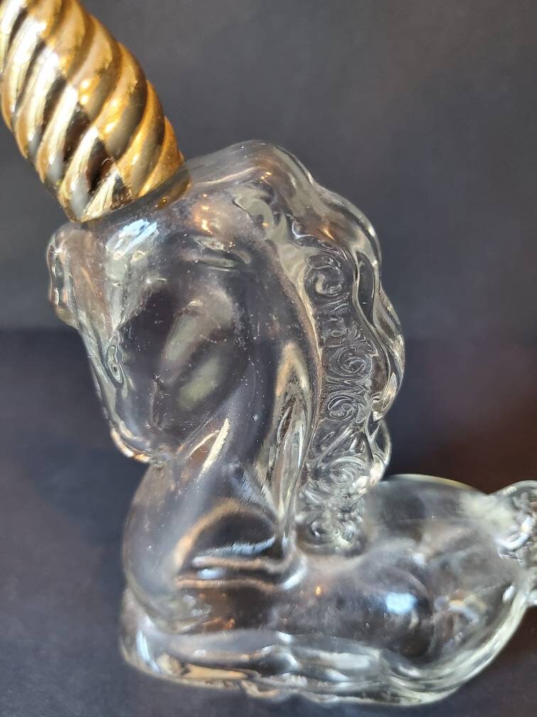 Avon Unicorn Perfume Bottle 1970's Etsy
