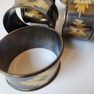 Napkin Ring Holders Southwestern Napkin Rings Metal Napkin image 5