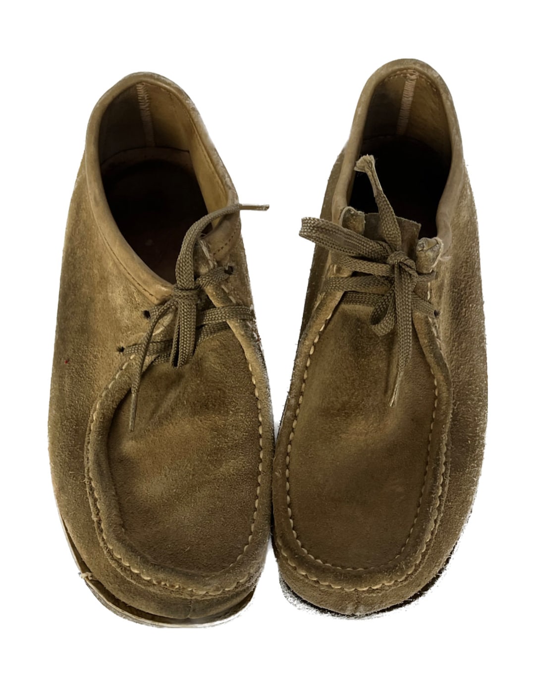 DEXTER Laced‎ Bowling Men\'s Shoes Brown Leather Size 9 EEE Vintage Made in USA Dexter Brand Vintage Mens Brown Leather Bowling Shoes Boat  main image 4