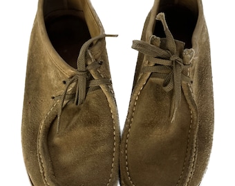 Dexter bruine bowlingschoenen, vintage mocassins, mocassinschoenen, bruine suède schoenen, suède schoenen, Dexter schoenen, jaren 70 schoenen, retro bowlingschoenen