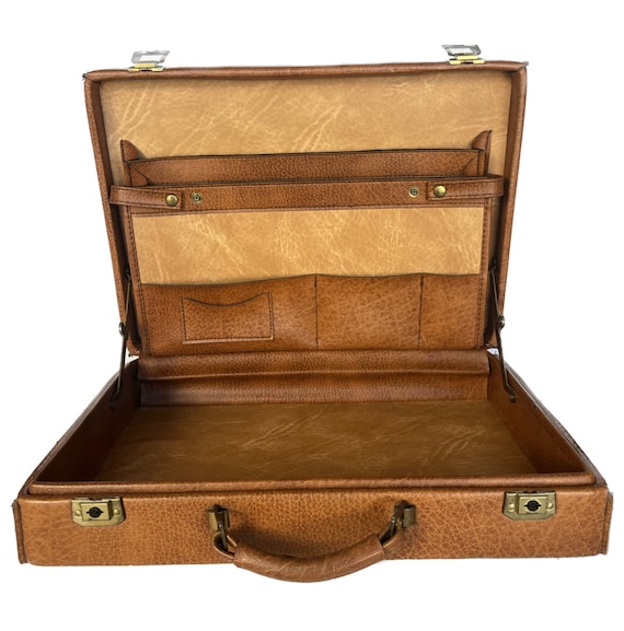 Vegan Leather Briefcase, Work Briefcase, Computer… - image 3