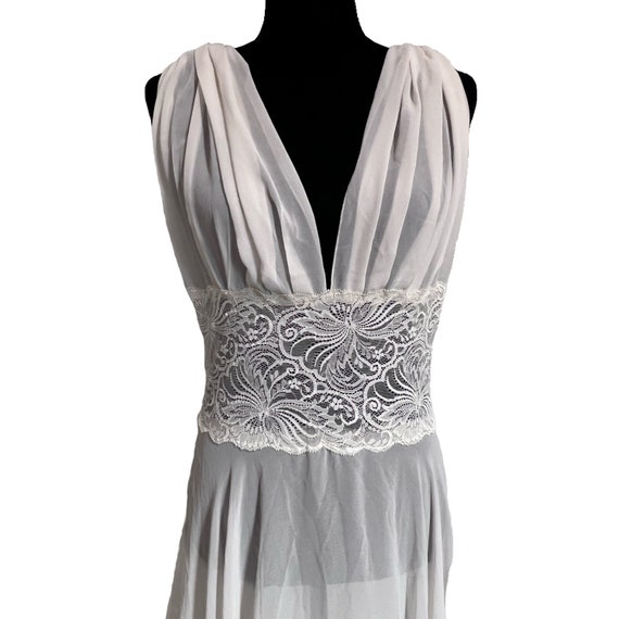 Vintage White Slip Dress, Vintage White Victoria'… - image 5