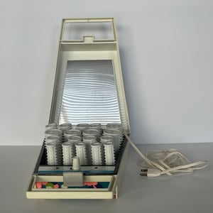 Vintage Electric Curlers, 1970s Wards Signature Electric Hair Setter,  Hot Curlers Set Tested