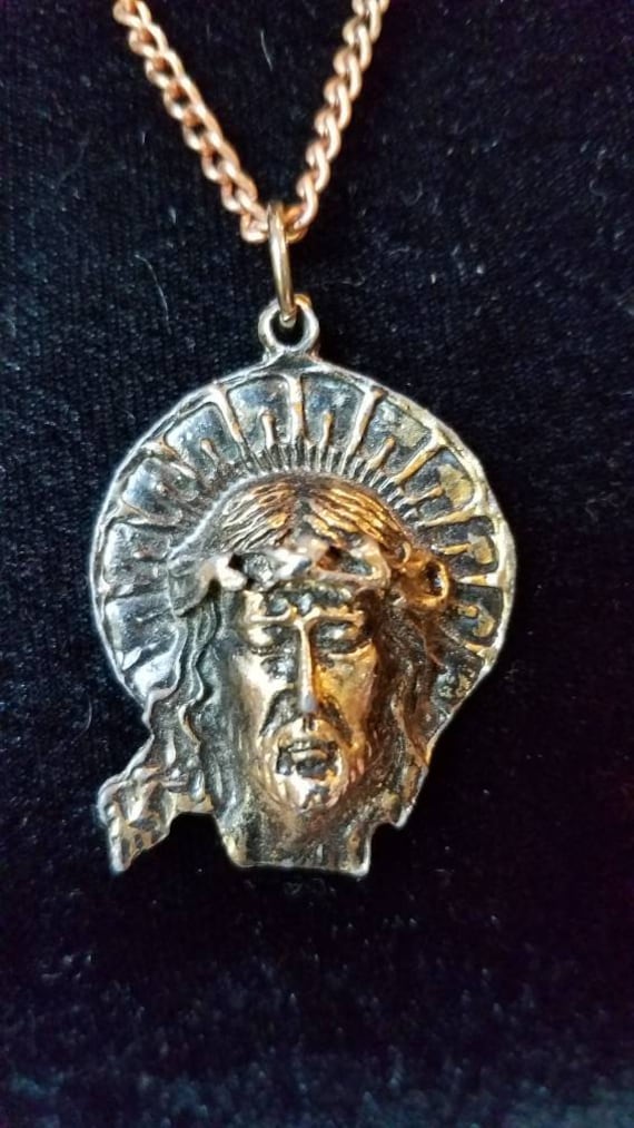 Jesus Christ Necklace, Religous Neckalce, Catholic