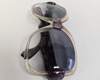 希少な YSL サングラス、ヴィンテージ イヴ サンローラン パープル