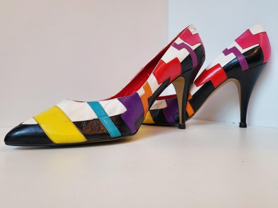 Abstract Heels, Vintage Designer Heels, Heels by … - image 1