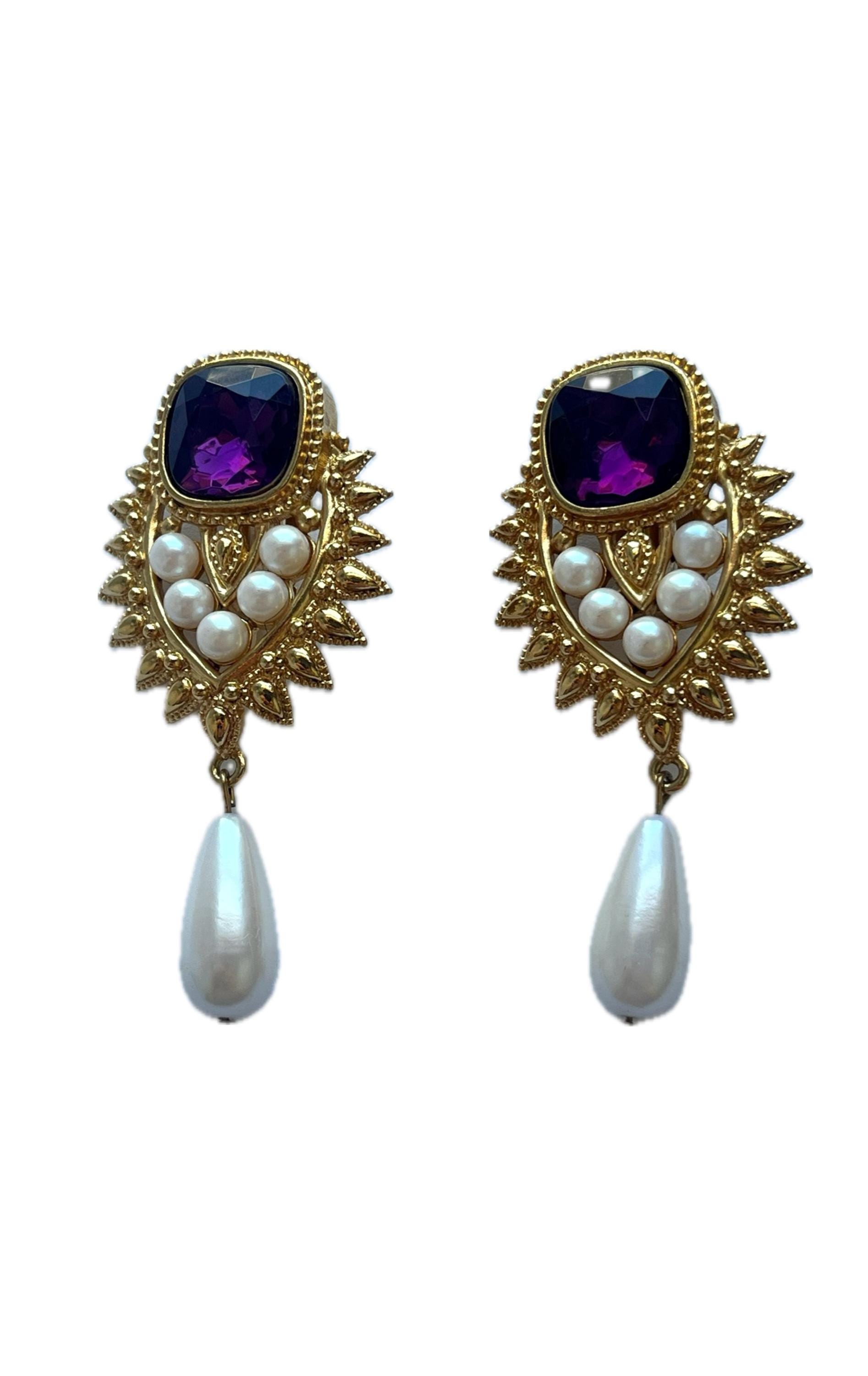 Shaill Jhaveri for Avon-Elizabeth Taylor Amethyst, Designer Signed  