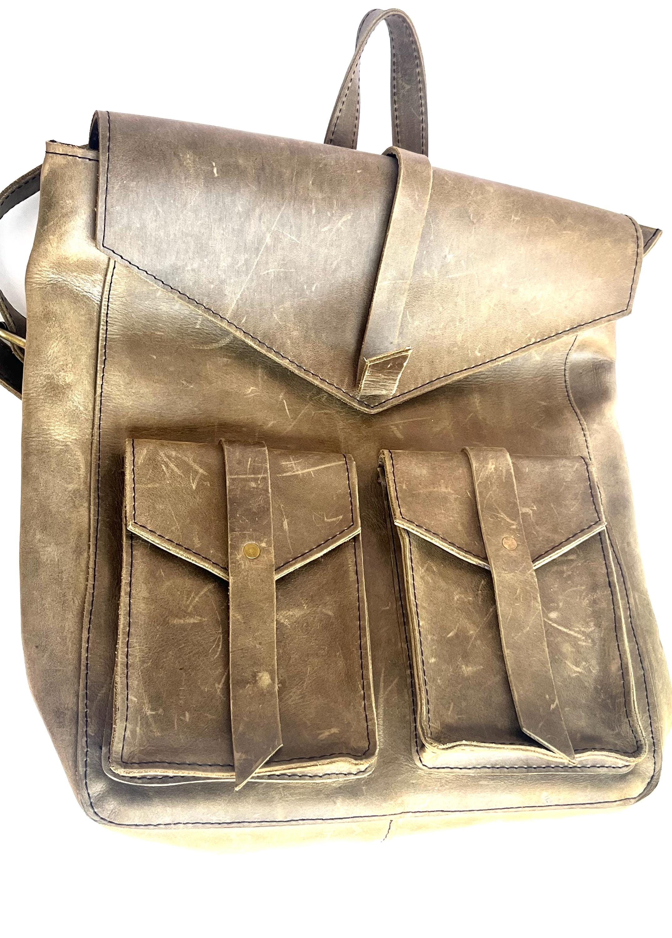 Raven + Lily leather backpack from Magnolia made in Ethiopia ✨Raven + Lily Magnolia Joanna main image 3