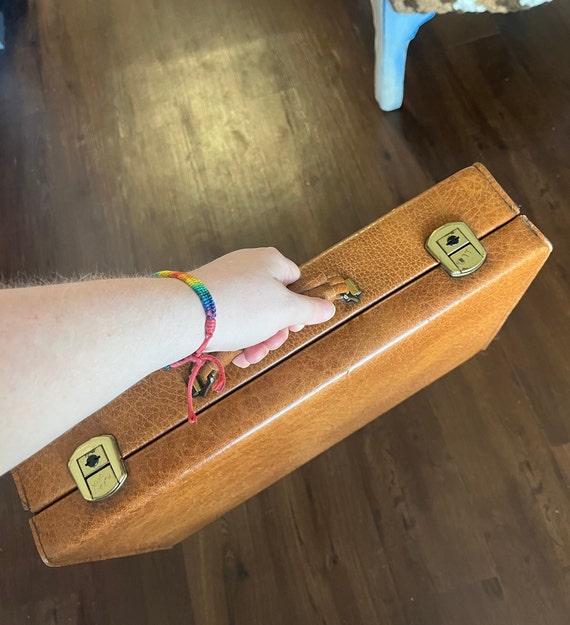 Vegan Leather Briefcase, Work Briefcase, Computer… - image 6