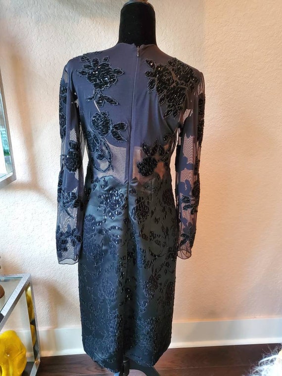 Carolina Herrera Dress, vintage dress, silk and b… - image 10