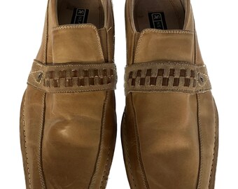 Stacy Adams Two-Tone Leather Dress Shoes men sz 11m 00026 Stacy Adams Shoes High Top with Studs Spats Leather  main image 3