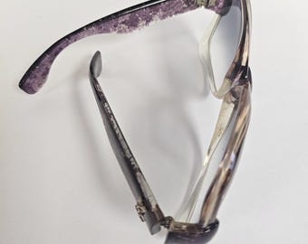 希少な YSL サングラス、ヴィンテージ イヴ サンローラン パープル