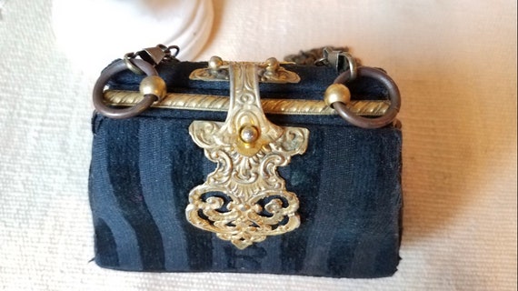 バッグ 80s Roberta di Camerino Bag ITALY made 80's Vintage Roberta Di Camerino Ostrich Embossed Brown