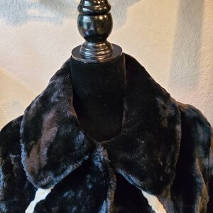 Vintage faux fur tweety bird coat image 6