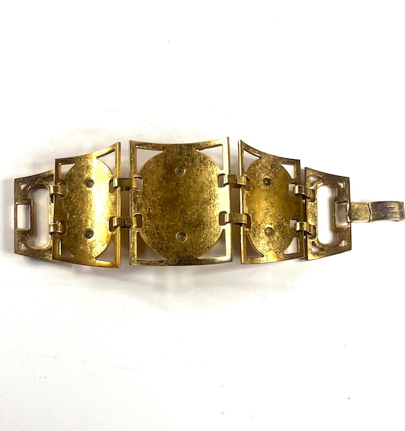 Vintage Juicy Couture Bracelet, Gold Panel Bracel… - image 8