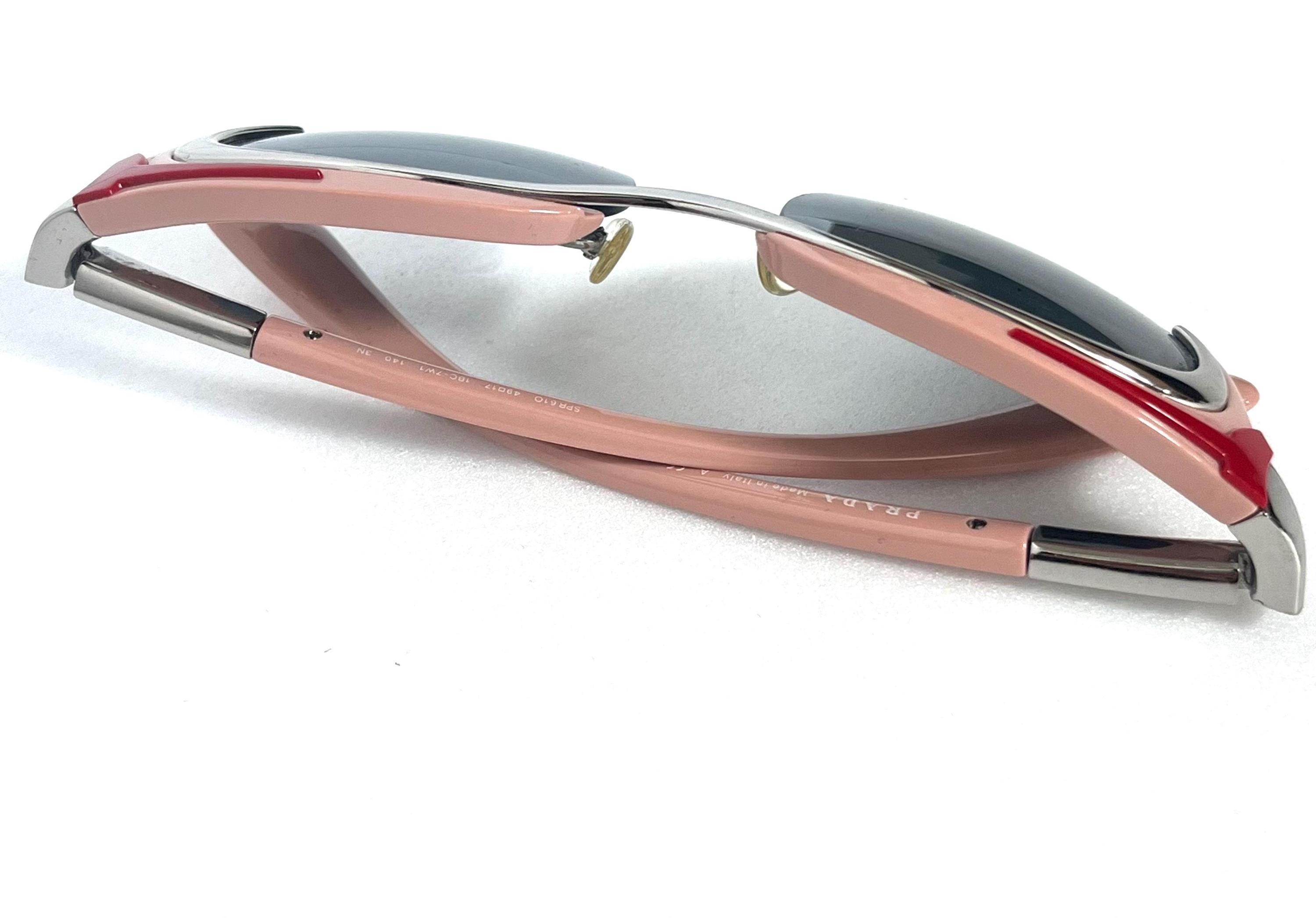 Authentic Prada Dixie Sunglasses, SPR610 Pink Cat Eye  display picture 1