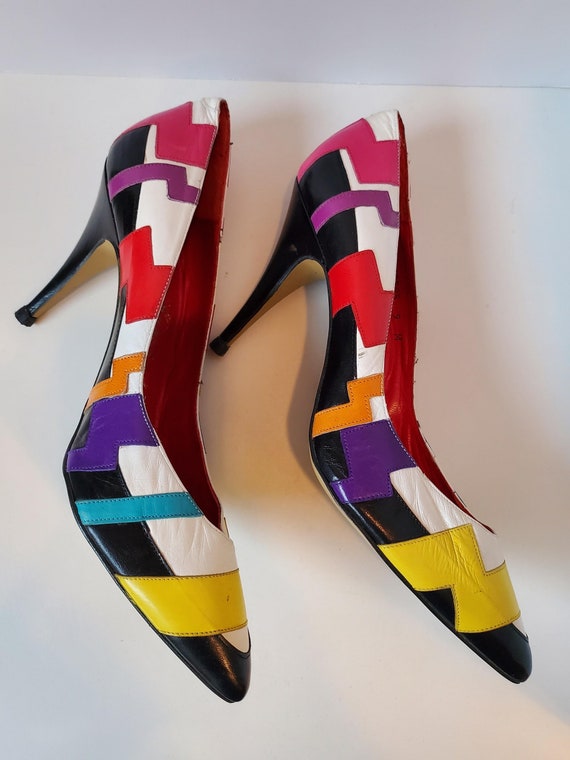 Abstract Heels, Vintage Designer Heels, Heels by … - image 2