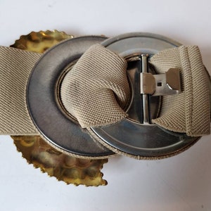 Vintage belt with multi brass deco by designer Amanda Alarcon-Hunter for Minx and Onyx image 8