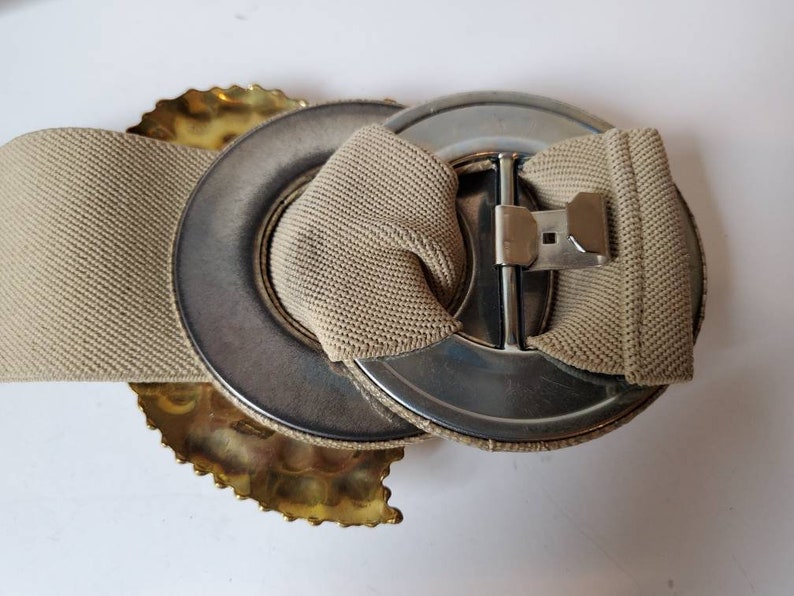 Vintage belt with multi brass deco by designer Amanda Alarcon-Hunter for Minx and Onyx image 8