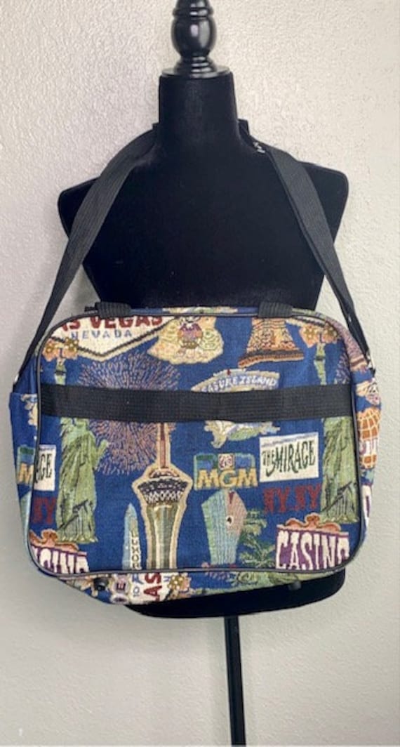 Las Vegas Tote Bag, vintage Tote Bag, Canvas Tote 