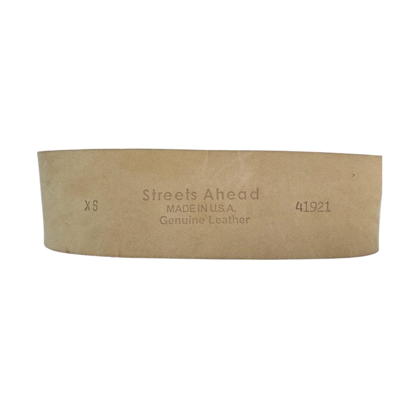 Vintage Streets Ahead Snake Embossed Leather Belt, Wide  display picture 1