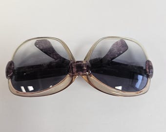 希少な YSL サングラス、ヴィンテージ イヴ サンローラン パープル 