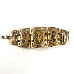 Juicy Couture Gold Bracelet Vintage, Gold Panel Bracelet, 90s Juicy Coutire Bracelet, Designer Juicy Couture Jewelry, Vintage Juicy Couture