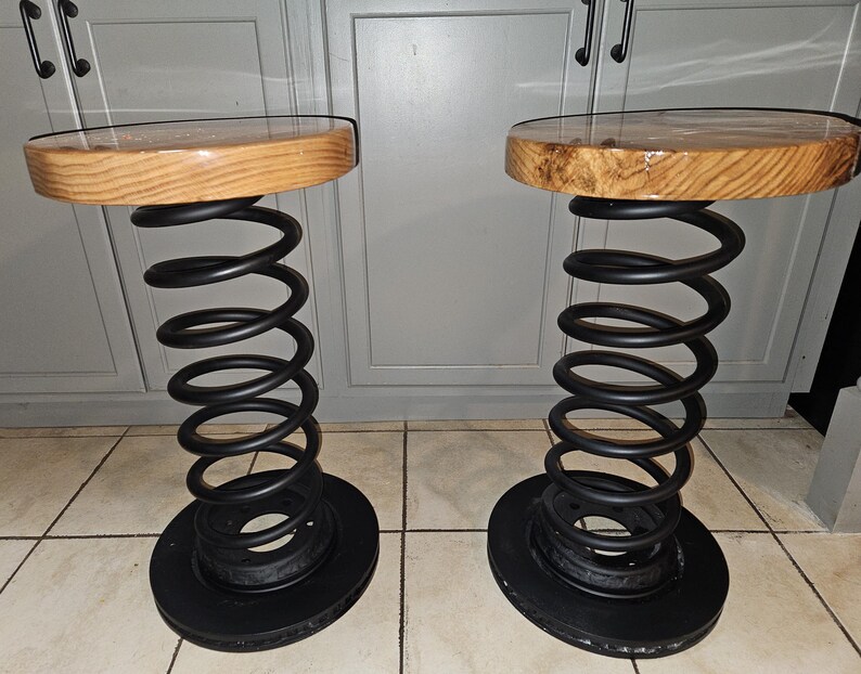 Coil Spring Stools - Etsy