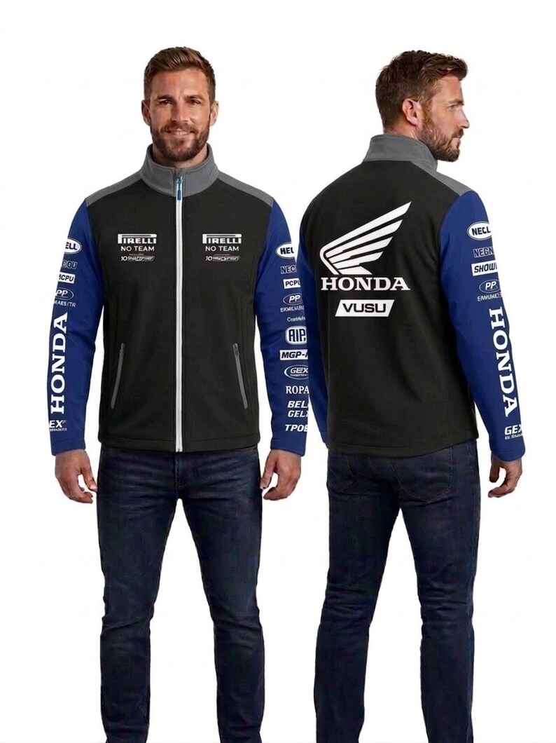 Men’s Motorsport Racing Jacket | Green Black Motorcycle Jacket | Custom ...