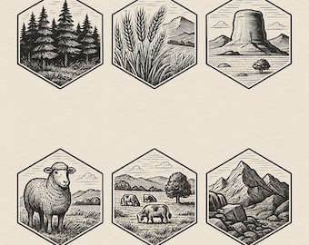 Settlers of Catan Tile SVG | Laser Cut Expansion Template (Digital Download)