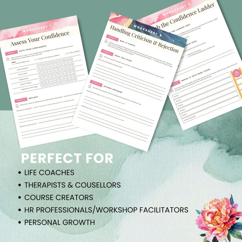 How To Build Confidence Worksheet Bundle Coaching Worksheets Done For how-to-build-confidence-worksheet-bundle-coaching-worksheets-done-for
