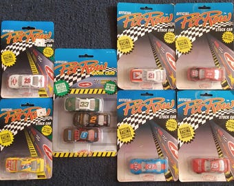 New Vintage Set Of 1/64 Scale Pit Row Nascar Diecasts