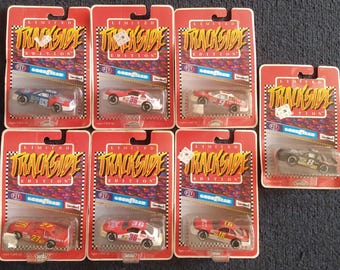New Vintage Set Of 7 Limited Edition Trackside 1/64 Nascar Diecasts