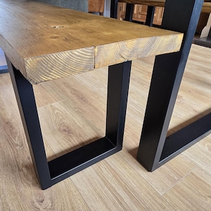 Banco industrial rústico para mesas de comedor de cocina