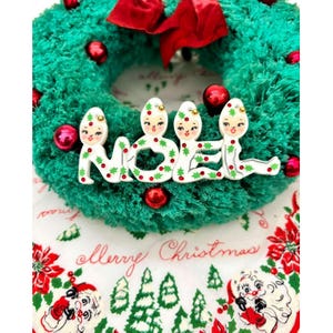 Playful Pixies NOEL Brooch by 50's Vintage Dame x Lipstick & Chrome image 2