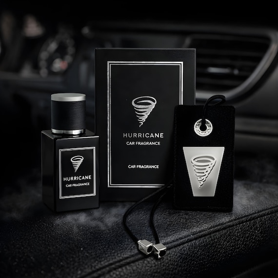Hurricane Premium Perfume,car Air Freshener, Luxury Long-lasting Diffuser With Natural Oils, Elegant Gift for Car Lovers, Gift for Him & Her
