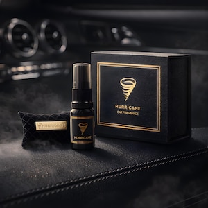 Ambientador premium Hurricane, difusor de lujo de larga duración con aceites naturales, regalo elegante para amantes de los coches, ideal para él y para ella.