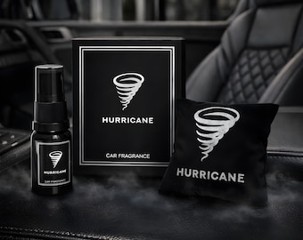 Hurricane Standard Deflector, Luxury Car Vent Diffuser, Long-Lasting Fragrance, Car Vent Air Freshener, Stylish Gift