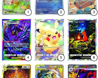 Pegatina personalizada para tarjeta de crédito TCG / Envoltura para tarjeta de débito estilo Pokémon / Funda de vinilo holográfico para tarjeta / Calcomanía de anime para billetera Regalo