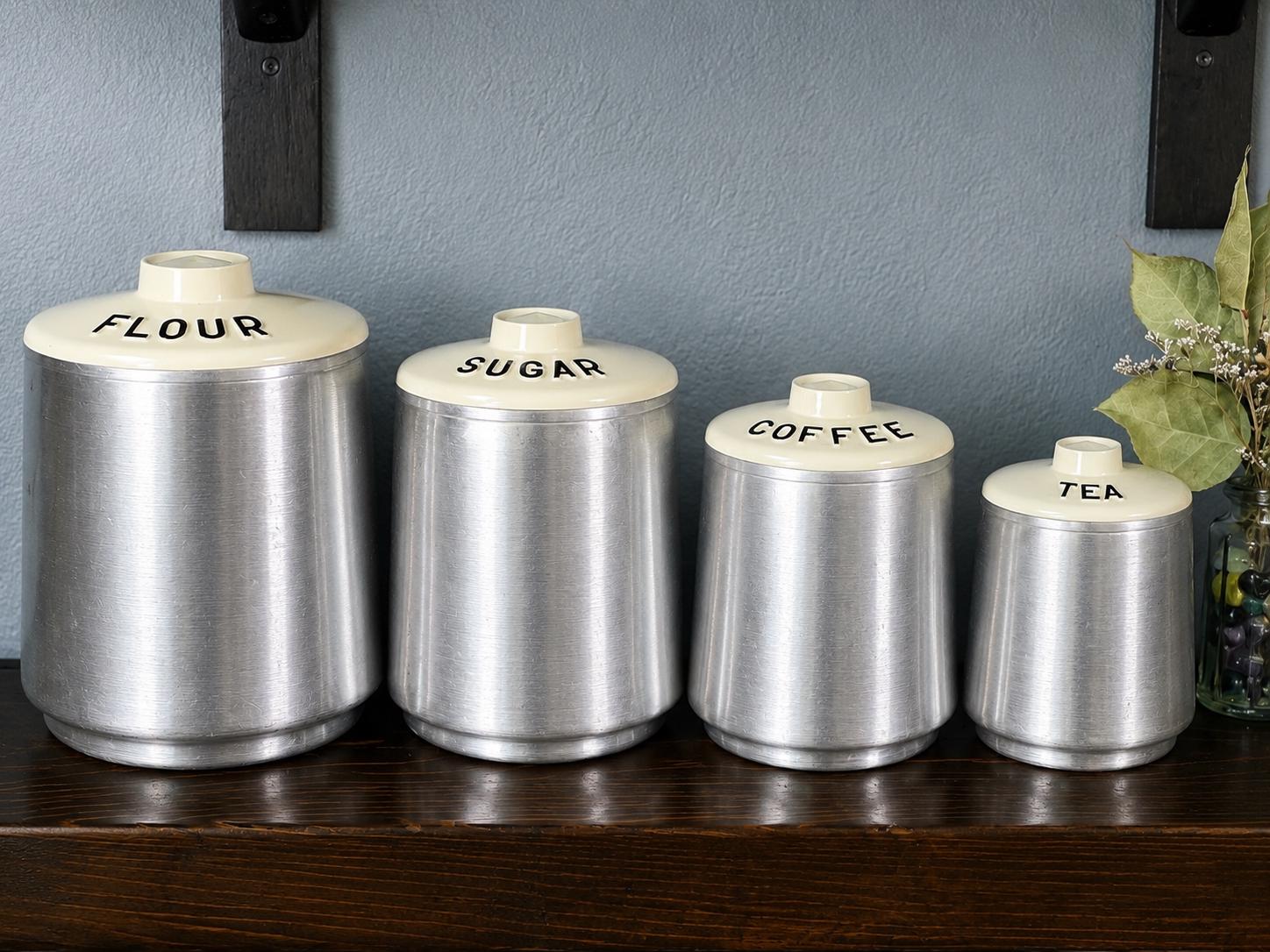 Kromex Tea Canister - Etsy